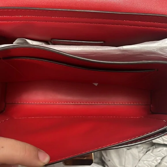 MICHAEL KORS Lita New w/Tags Orig Pkg Crossbody Bag & Magnetic Gift StorageBox - Picture 11 of 16